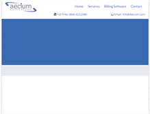 Tablet Screenshot of aecium.com